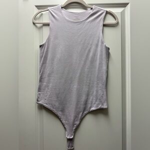 NUUDS lilac Sleeveless Bodysuit
